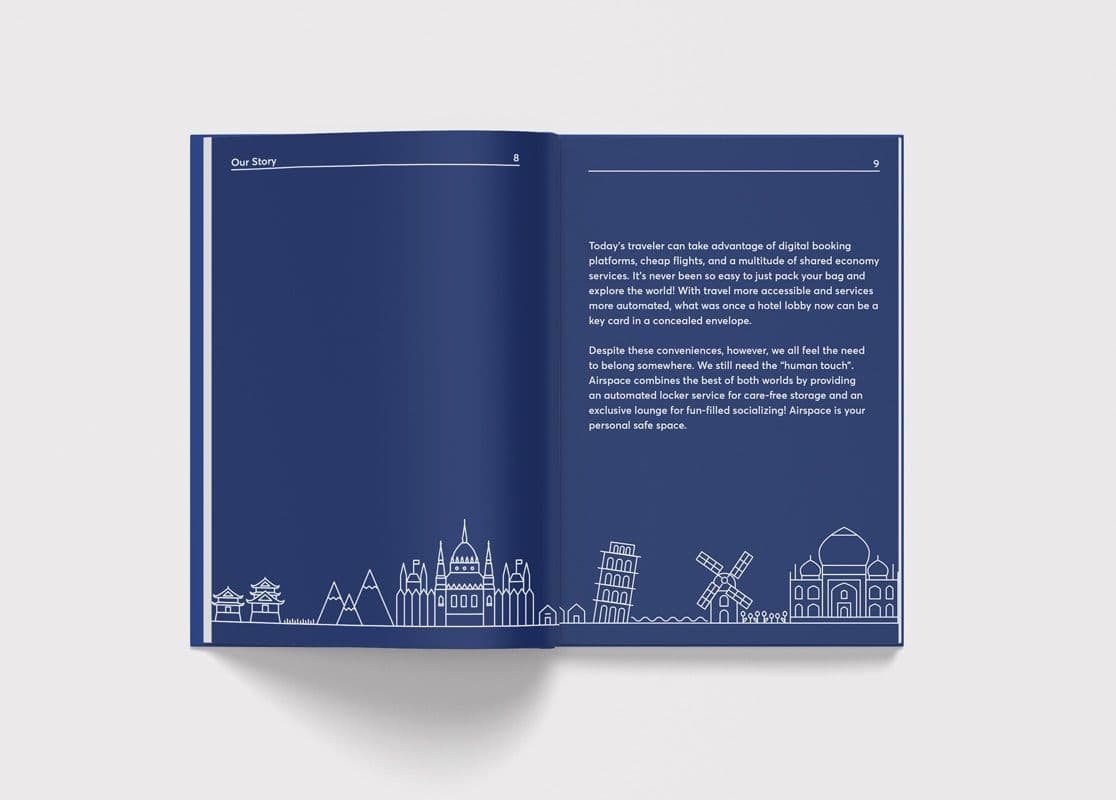 Inside of Airspace brandbook