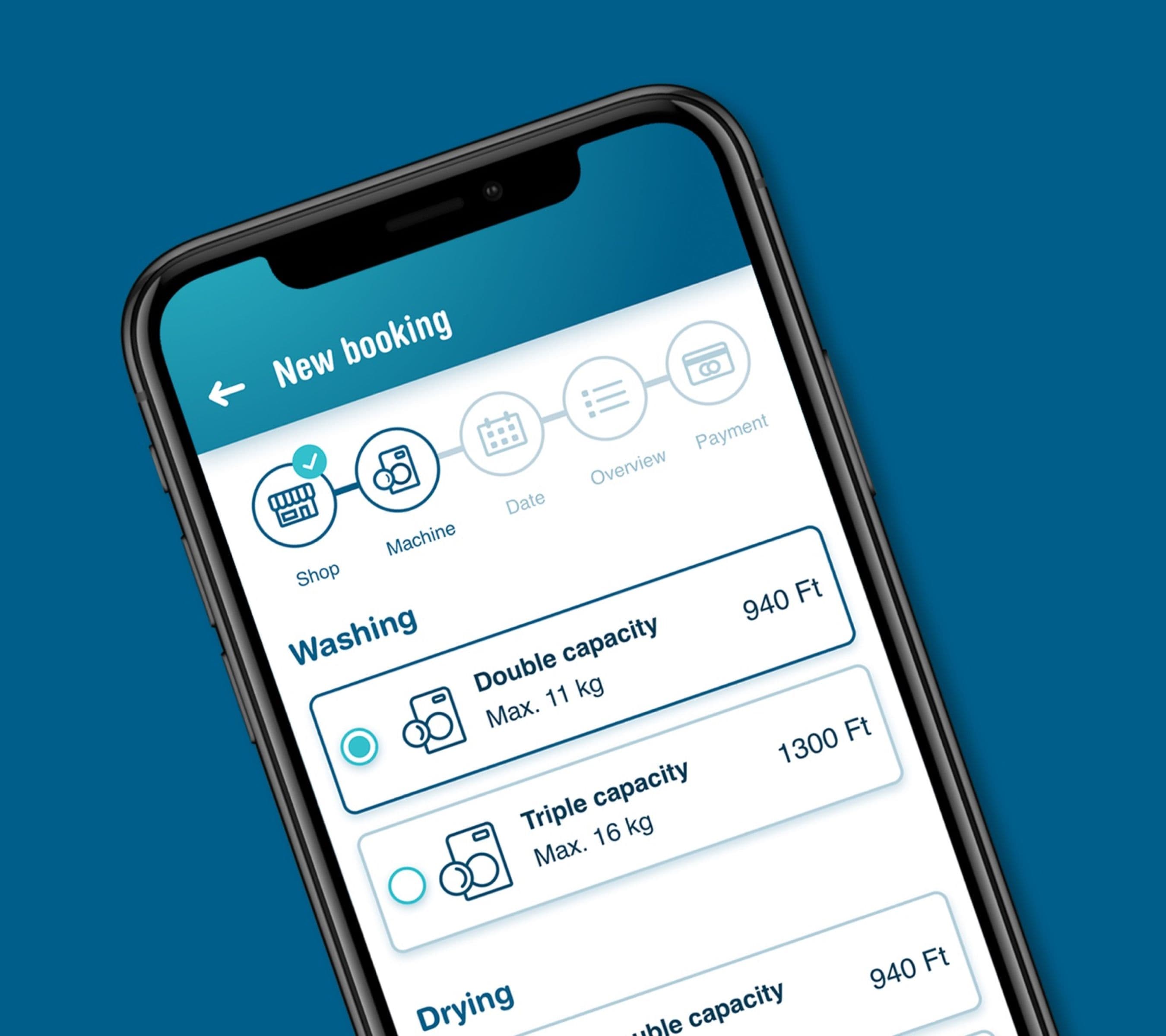 Bubbles smartphone app mockup