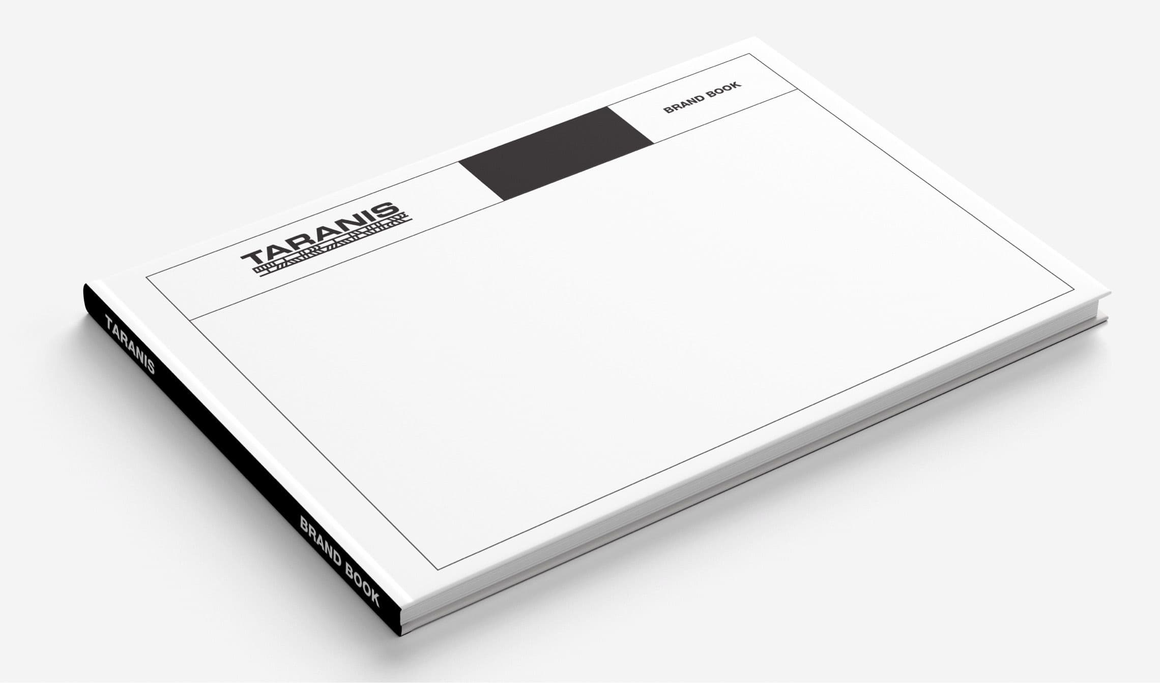 Brandbook mockup for Taranis