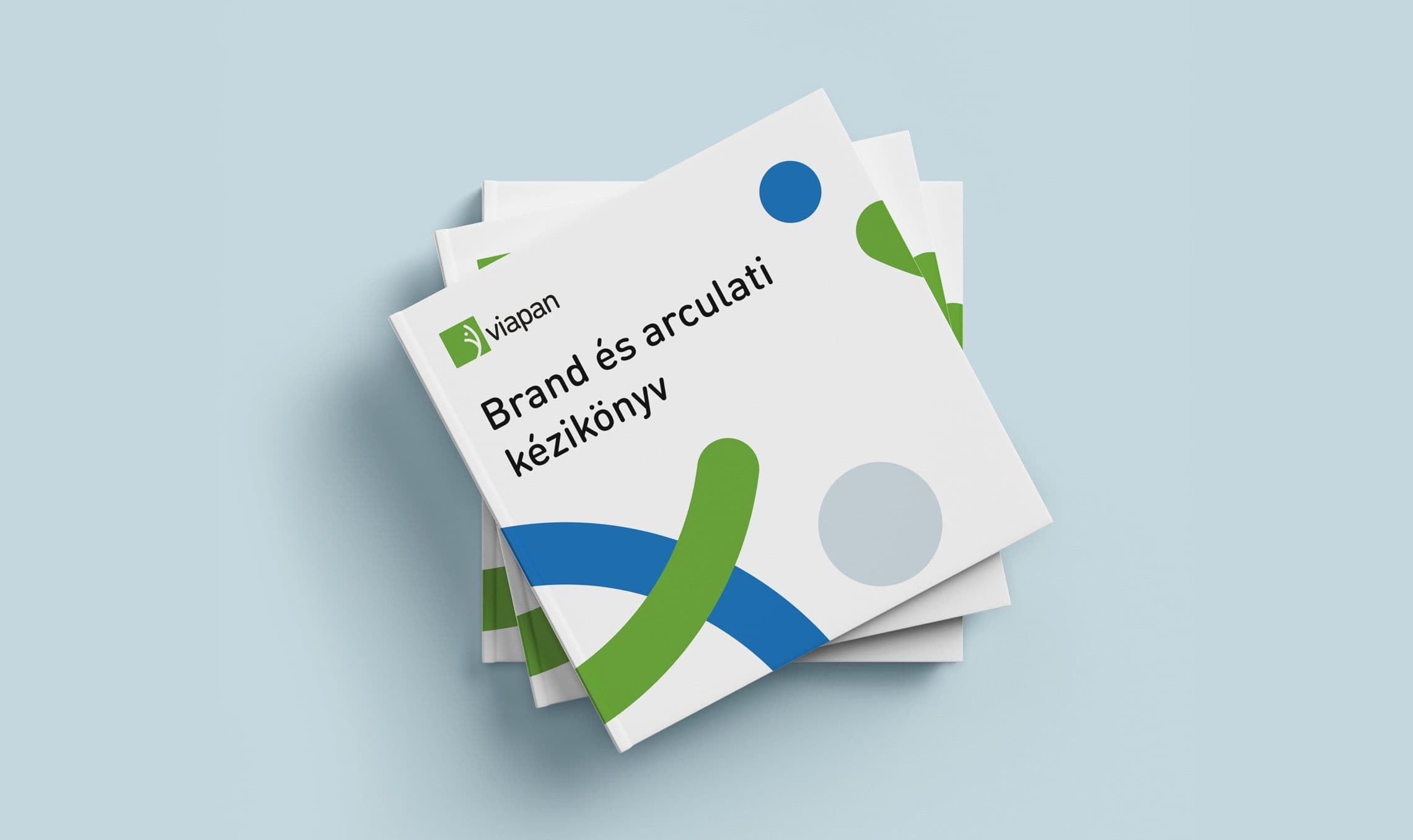 Stack of Viapan Brandbooks